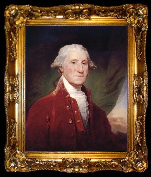 framed  Gilbert Stuart George Washington, ta009-2
